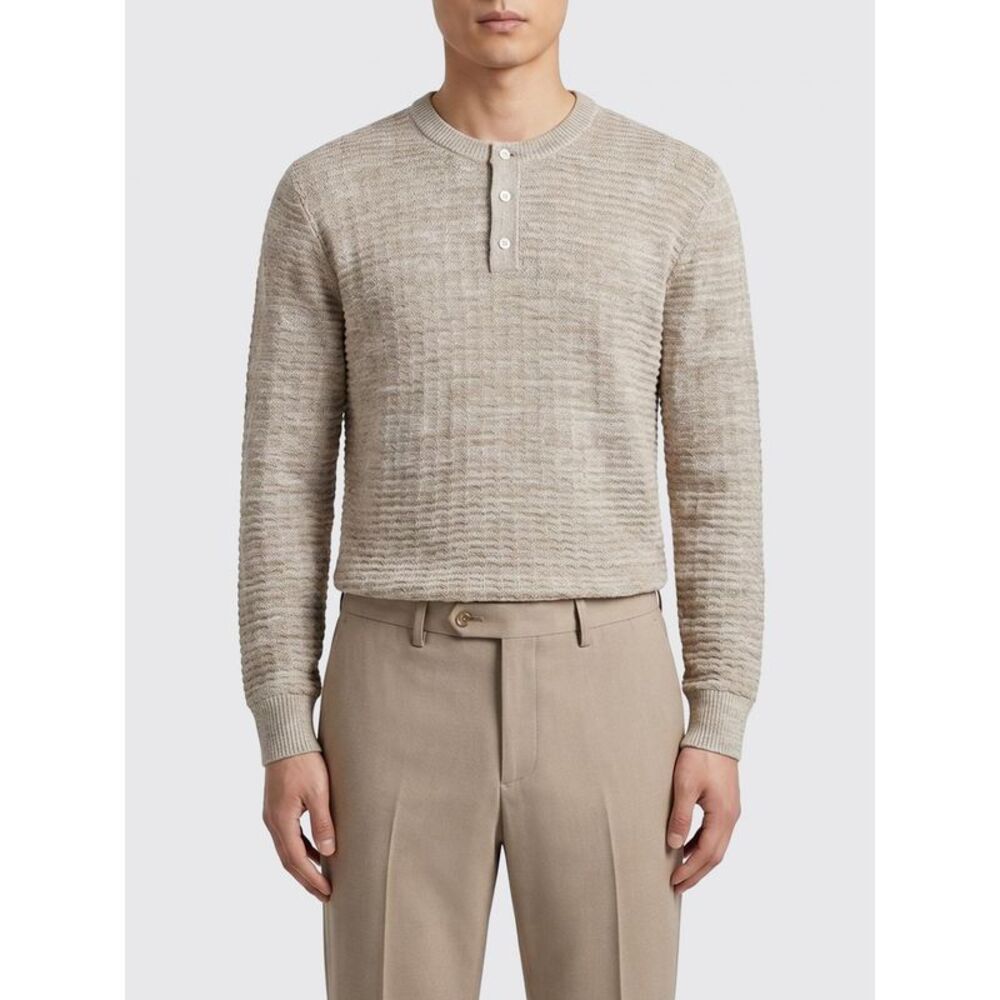 Roberto Collina Sweater Men Beige